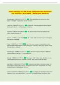Aroma Therapy ACTUAL Exam Comprehensive Questions  and  Answers &vert; A&plus; Graded  &vert; With Expert Solutions