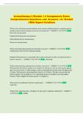 Aromatherapy I&colon; Module 1-4 Assignments Exam  Comprehensive Questions and  Answers &vert; A&plus; Graded   &vert; With Expert Solutions