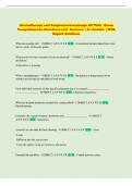 Aromatherapy and Acupressure massage ACTUAL Exam  Comprehensive Questions and  Answers &vert; A&plus; Graded  &vert; With  Expert Solutions