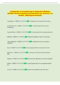 Introduction to Aromatherapy in Integrative Medicine  ACTUAL Exam Comprehensive Questions and  Answers &vert; A&plus;  Graded  &vert; With Expert Solutions