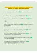 Aromatherapy ACTUAL Exam Comprehensive Questions and   Answers &vert; A&plus; Graded  &vert; With Expert Solutions 
