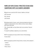 NURS 629 MVU EXAM 1 PRACTICE EXAM 2026 QUESTIONS WITH ACCURATE ANSWERS