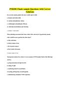 PNH301 Finals sample Questions with Correct Solutions