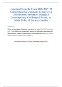 DHS Exam 2026-2027&colon; 80 Questions & Answers