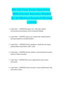 NU 155 Final Exam Questions With Correct Answers Graded A&plus; for Medical-Surgical Nursing I &lpar;2026&rpar;