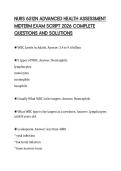 NURS 6512N ADVANCED HEALTH ASSESSMENT MIDTERM EXAM SCRIPT 2026 COMPLETE QUESTIONS AND SOLUTIONS