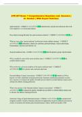 ATR 257 Exam 1 Comprehensive Questions and  Answers &vert;  A&plus; Graded  &vert; With Expert Solutions