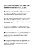 NURS 6512N ASSESSMENT 2026 QUESTIONS AND ANSWERS GUARANTEED TO PASS
