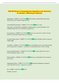 ATR 257 Exam 2 Comprehensive Questions and  Answers &vert;  A&plus; Graded  &vert; With Expert Solutions