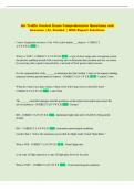 Air Traffic Control Exam Comprehensive Questions and   Answers &vert; A&plus; Graded  &vert; With Expert Solutions 