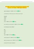 Air Traffic Control Exam Comprehensive Questions and  Answers &vert; A&plus; Graded  &vert; With Expert Solutions