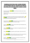 CHAMBERLAIN NR 599 FINAL EXAM -NURSING INFORMATICS FOR ADVANCED PRACTICE -QUESTIONS AND COMPLETE SOLUTIONS-LATEST 2025&sol;2026 UPDATE&excl;&excl;-GRADED A&plus;&lpar;EXAM READY&rpar;