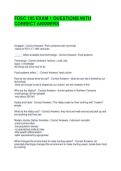 FDSC 105 EXAM 1 QUESTIONS WITH CORRECT ANSWERS