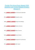 Frontier Pre-Arrival Exam Newest 2026  Questions and Correct Detailed Answers  Already A&plus; Frontier Pre-Arrival Exam Newest 2026  Questions and Correct Detailed Answers  Already A&plus; 