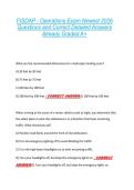 FISDAP - Operations Exam Newest 2026  Questions and Correct Detailed Answers  Already Graded A&plus; 