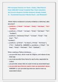 PSU Computer Science 101 Exam 1 Study &vert;&vert; Most Recent  Exam 2026-2027 Actual Complete Real  Exam Questions              And Correct Answers &lpar;Verified Answers&rpar; Already Graded                 A&plus; &vert; Guaranteed Success&excl;&excl; Newest Exam &vert; Just Released&excl;&excl; 