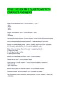 FDSC 1133 EXAM 3 QUESTIONS WITH CORRECT ANSWERS