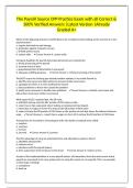 The Payroll Source CPP Practice Exam with all Correct & 100&percnt; Verified Answers &vert;Latest Version &vert;Already Graded A&plus;