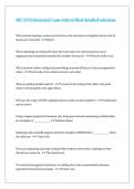 BICSI Technician Exam with verified detailed solutions
