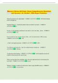 Benson's Drivers Ed Finals  Exam Comprehensive Questions  and Answers &vert; A&plus; Graded  &vert; With Expert Solutions