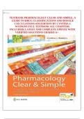 Test Bank Pharmacology Clear and Simple A Guide to Drug Classifications and Dosage Calculations 4th Edition by Cynthia J Watkins ISBN 9781719644747 Complete All Chapter Test Bank with Verified Answers for Nursing Pharmacology Exams 2026