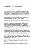 AHIP - FRAUD&comma; WASTE AND ABUSE QUESTIONS WITH VERIFIED ACCURATE ANSWERS 2026