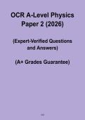 OCR A-Level Physics Paper 2 PDF &ndash; Exam Practice and Revision Guide