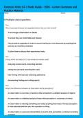 Forensics Units 1 & 2 Study Guide &ndash; 2026 &ndash; Lecture Summary and Practice Material