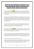 NR 569 FINAL EXAM &lbrack;DIFFERENTIAL DIAGNOSIS IN ACUTE CARE&rsqb;-QUESTIONS AND COMPLETE SOLUTIONS-LATEST 2025&sol;2026 UPDATE&excl;&excl;-GRADED A&plus;&lpar;EXAM READY&rpar;