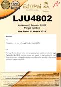 LJU4802 Assignment 1 &lpar;COMPLETE ANSWERS&rpar; Semester 1 2026 - DUE 23 March 2026
