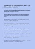 Introduction to Law Enforcement &lpar;DSST&rpar; &ndash; 2026 &ndash; Study Guide and Exam Preparation