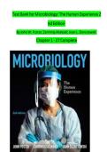 Test Bank for Microbiology The Human Experience &lpar;First Edition&rpar; By John W&period; Foster Zarrintaj Aliabadi Joan L&period; Slonczewski ALL CHAPTERS&period;