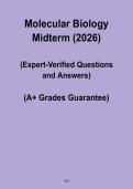 Molecular Biology Midterm Exam PDF &ndash; Practice Questions and Study Guide
