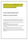 2026 HESI Exit Exam with NGN Bundle V2 Exam  New Latest Versions with All Questions&comma; 100&percnt;  Correct Answers and Rationale&period;