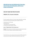 2026 HESI Exit Exam with NGN Bundle V3 Exam New  Latest Versions with All Questions&comma; 100&percnt; Correct  Answers and Rationale&period;