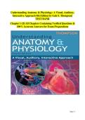Complete Study and Exam Prep Test Bank for Understanding Anatomy & Physiology&comma; 4th Edition by Gale S&period; Thompson &ndash; Verified Questions and Answers Covering Every Chapter
