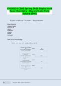 CHEM134 C001 Spring 2026 Digital Acid Base Chemistry - Beyond Labz Fully Solved 100&percnt;