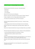 NUR 207 Exam 2 &vert;&vert; Acknowledged Answers 100&percnt;&period;