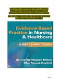 Comprehensive Exam Preparation Test Bank for Evidence-Based Practice in Nursing & Healthcare &lpar;5th Edition&rpar;  by  Bernadette Mazurek Melnyk & Ellen Fineout-Overholt