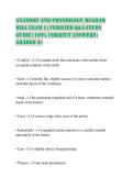 Anatomy and Physiology McGraw Hill Exam 1 &vert; Verified Q&A Study Guide &vert; 100&percnt; Correct Answers &vert; Graded A&plus;