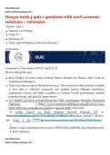 Hca312 week 4 quiz 1 questions with 100&percnt; accurate solutions &plus; rationales 