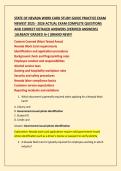 STATE OF NEVADA WORK CARD STUDY GUIDE PRACTICE EXAM  NEWEST 2025 - 2026 ACTUAL EXAM COMPLETE QUESTIONS  AND CORRECT DETAILED ANSWERS &lpar;VERIFIED ANSWERS&rpar;  &vert;ALREADY GRADED A&plus;&vert;&vert;BRAND NEW&excl;&excl; 
