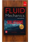 Fluid Mechanics Solutions Manual 9th Edition &lpar;2026&rpar; &ndash; White &ndash; Ebook PDF