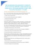 BSN 246 HESI Health Assessment Package Deal Actual Exam 2026&sol;2027 &ndash; 100&percnt; Verified &vert; Detailed Rationales &ndash; Pass Guaranteed &ndash; A&plus; Graded