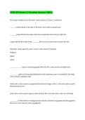 NUR 265 Exam 2 &vert;&vert; Errorless Answers 100&percnt;&period;