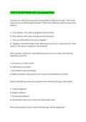 UNIT 1 EXAM NURS 265 &vert;&vert; Guaranteed Pass&period;