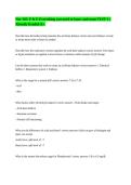 Nur 265&colon; F & E Everything you need to know and some TEST 1 &vert;&vert; Already Graded A&plus;&period;
