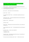 Biology 1002 Test 1 Latoya Paul LSU Questions and Answers&period;