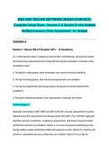WGU D487 SECURE SOFTWARE DESIGN EXAM 2026 &vert; Complete Actual Exam - Version A & Version B with Detailed Verified Answers &vert; Pass Guaranteed - A&plus; Graded