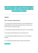 WGU C201 BUSINESS ACUMEN PACKAGE DEAL 2026&sol;2027 &vert; Both Exam Versions with Detailed Verified Solutions &vert; A&plus; Grade Assured &vert; Pass Guaranteed - A&plus; Graded